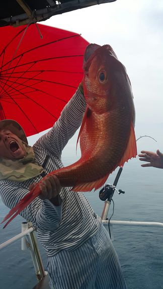 глубоководная рыбалка на Пхукете Рубиновый сайпер
